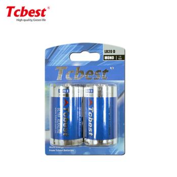 Lr20, D Size, Super Power Alkaline Batteries, 1.5V Primary Dry Battery - Shenzhen Tcbest Battery Industry Co., Ltd. - China