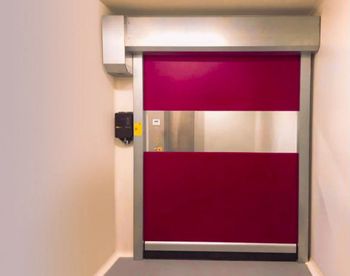 230V Stainless Steel High Speed Clean Room Doors Power 230V Noise Silent Size Customized Features Automatic Input Voltage - Smart Tec - India