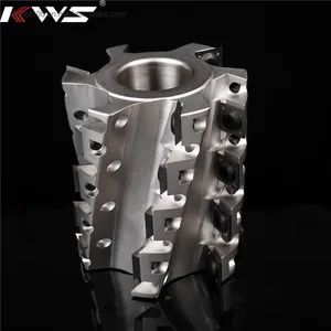 Kws Steel Body Heavy Duty Helical Spiral Planer Cutterhead - Chengdu Yibai Technology Co., Ltd. - China