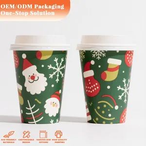 Hot Selling Eco Friendly Printed Logo Disposable Single Wall Paper Coffee Cup with Lid and Sleeve - EVER GREATER IMP. & EXP. CO., LIMITED - China