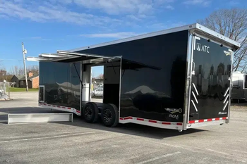 Enclosed Trailers / Enclosed ATC Car Trailer 2026 28ft. Aluminum ROM 550 w/LifeTrac & Large Escape Door 5951 - senesie mfg llc - United States