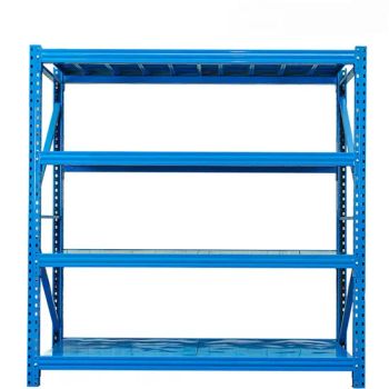 Adjustable Storage Supermarket Shelves 200kg 4 Layers Warehouse Shelves Steel Storage Racks Shelving Units - Shijiazhuang Woodoo Trade Co., Ltd. - China