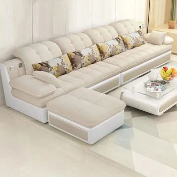 Modern Leisure Leather Couch Corner Sofa Set Furniture Living Room Sofas Luxury - Dalian Eastland International Trading Co., Ltd. - China