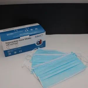 Bulk Order Blue Disposable Face Mask 3 Ply Non Woven Sanitary Mask - ADVANCE INTERNATIONAL CORP. - China