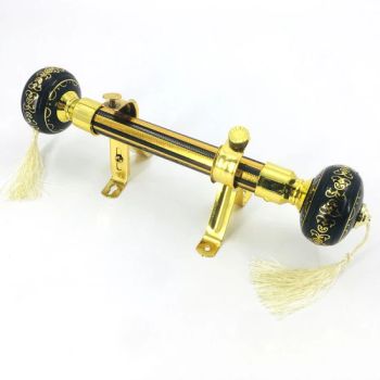 Wholesale Cheap Curtain Rods Metal Brass Curtain Rod Trademark HA Color Golden Origin Zhejiang, China Model NO. - Ningbo Yuena Import & Export Co., Ltd. - China