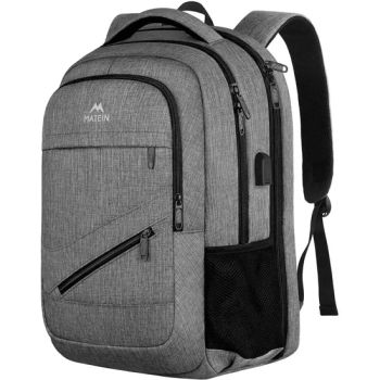 Custom Logo Grey Stylish Waterproof Students School Backpack Boys Shockproof Laptop Bag Large Travel Laptop Backpack - Dongguan Changrong Handbag Co., Ltd. - China