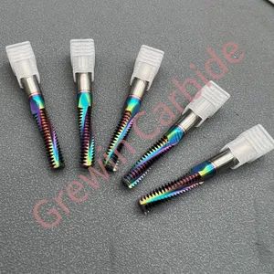 Premium CNC Tungsten Carbide Thread Milling Cutter with Dlc Coating - Zhuzhou Grewin Tungsten Carbide Tools Co., Ltd. - China