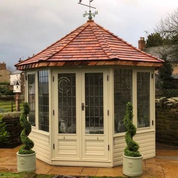 Garden Cedar Wood Prefab Sheds Origin China Material Wood Model NO. HSSD001 Trademark Brother XI Customized Customized Production Capacity - Dongguan City Hi Song Wood Co., Ltd. - China