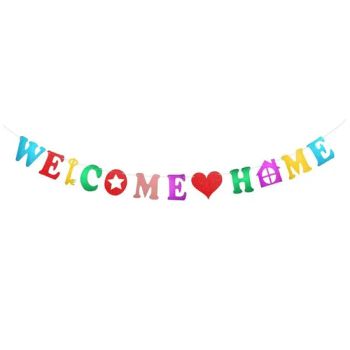 Welcome Home Flag Banners, Family Party Decoration - Quanzhou Hengze Supply Chain Management Co., Ltd. - China