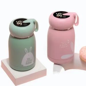 Gift Stainless Steel Bottle Vacuum Flasks for Children Portable stainless Steel Cup with Thermometer - Kingsun Baby Products Co., Ltd. - China