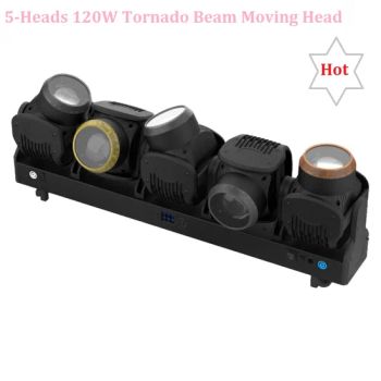 LED Tornado Moving Head Beam 5 Heads 120W RGB Beam Wash DMX Stage Effect Moving Head Lighting - Guangzhou Jinhang Stage Lighting Co., Ltd. - China