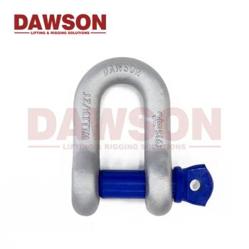 Dawson Hot DIP Galvanized Us Type Chain Shackle with Screw Pin - Qingdao Dawson Industries Co., Ltd. - China