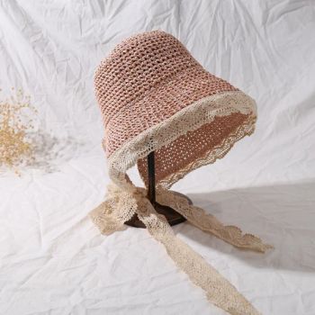 Women Summer Straw Hats Girl Straw Hats Origin China Size 56-60cm Style Striped Season Summer Gender Women's Type Rugby - Quanzhou Yilijia International Trade Co., Ltd. - China