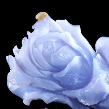 Crystal Blue Chalcedony Chinese Cabbage Ornament - Fujian Yuchenglin Jewelry Co., Ltd. - China