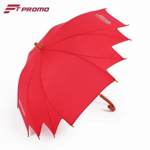 Anomalous Manual Open Umbrella with Logo Size 23*8k Origin China Fabric Pongee Model NO. U-043 Age Group Adult Certificate - Fresh Tech Limited - China