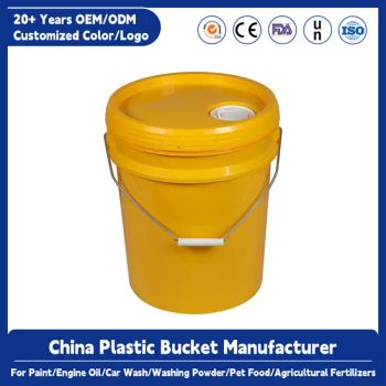Durable PP Wholesale HDPE Edible Packaging Buckets Premium 5 Gallon Plastic Oil Paint/Car Wash/Chemical Pharmaceutical Bucket with Leak Proof Lid and Spout - Enlightening Plast Co., Limited - China