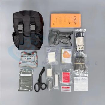 Survival First Aid Kit Professional Survival Gear Ifak Hiking with Emergency Equipment Outdoor Adventure Accessories - Hangzhou Tuopusi Medical Products Co., Ltd. - China