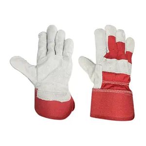 Custom Design Gloves Kitchen Industrial Fireplace Stove Work Cow Split Leather Gloves - Hunan Dingguan Industry and Trade Co., Ltd. - China