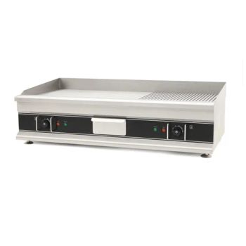 Commercial Kitchen Use Electric Griddle with Half Grooved Heating Plate - Tsingtao Haiyou Electrical Appliances Co., Ltd. - China