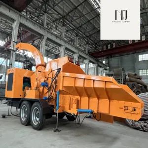 Diesel Wood Chipper Machine Hydraulic Feeding Mobile Wood Chipper Shredder - Nanjiang Intelligent Equipment (Shandong) Co., Ltd. - China