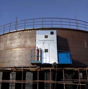 Tank Vertical Seam Welder for Big Size Oil Tank Construction/Large Water Tank Construction Electro-Gas Welding Machine with Lincoln Power Supply - Wincoo Engineering Co., Ltd. - China