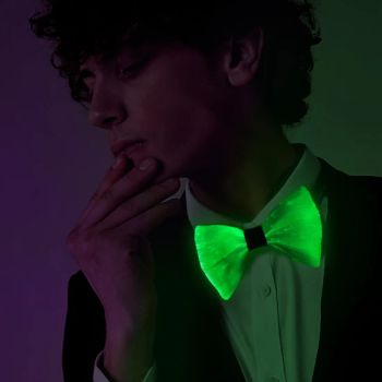 LED Light up Bow Ties for Men Boys Waiter Party Wedding Halloween Disco Luminous Luxury Fiber Optic Neck Bowtie with LED Lights - Guangzhou Weifang Optoelectronic Technology Co., Ltd. - China
