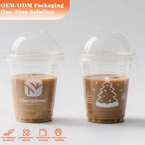 Custom Printed Logo Transparent Clear Pet Plastic Disposable Cups - EVER GREATER IMP. & EXP. CO., LIMITED - China