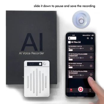 Intelligent Smart Voice Recorder Real Time Recording and Transcription Smart Ai Record Card - GuangZhou Ronc Electronic Technology co.,LTD - China