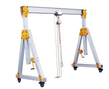 Adjustable Portable Mobile Gantry Cranes Aluminium, 0.5ton 1 Ton Light Duty Mini Lifting Gantry Crane - Beijing Liediao Weiye Hoisting Equipment Co., Ltd. - China