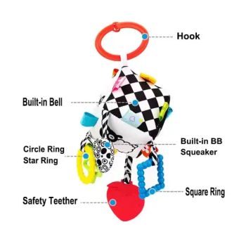 OEM Customized Baby Toys Hand Bells Toy Pendants Plush Toys in Stock - Guangdong qunlong technology co., ltd - China