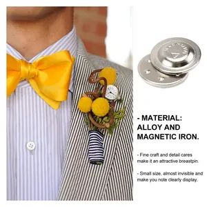 Button Snap Clasps Pin Snaps Round Buttons Magnets Fastener Brooch Magnet Metal Purses Collar Scarf Board Pins Fasteners Hijab - Anhui Lulang New Material Technology Co., Ltd. - China