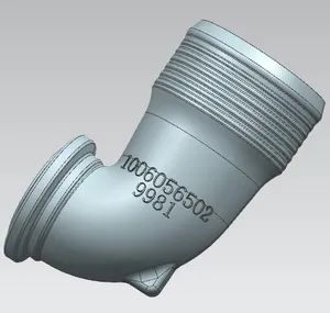 Aluminum Casting Parts Manufacturer Aluminum Compressor Outlet Pipe Gravity Casting Aluminum Casting - Zhejiang Jialong Mechanical Equipment Co., Ltd. - China