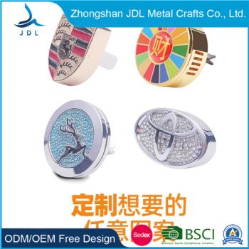 Essential Oil Diffuser Perfume with Clips, Aromatherapy Car Air Freshener, Promotional Gift Perfume Glass Bottle - Zhongshan JDL Metal Crafts Co., Ltd. - China