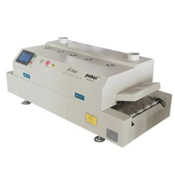 Puhui Conveyor 8-Heating Zone Touch Screen Reflow Oven T-980 for PCB LED Batch Soldering - SHANDONG PUHUI ELECTRIC TECHNOLOGY CO., LTD - China