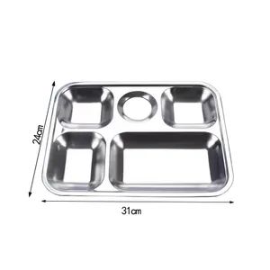 Durable Stainless Steel Divided Serving Tray with Powder Coated Options - Zhejiang Luode Intelligent Technology Co., Ltd - China
