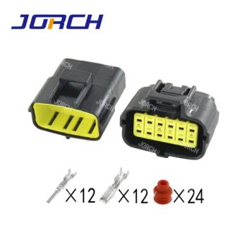 12 Pin AMP 1.8 Series Denso Waterproof Electrical Wire Connector Oxygen Sensor Connector Plug Automobile Connector 174663-2 174661-2 DJ71216y-1.8-21 - Yueqing Juqi Electrical Co., Ltd. - China