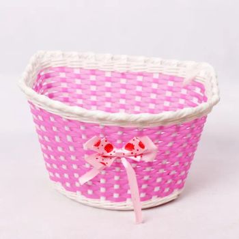Wholesale Hand Knitted Decoration Flowers Children Bicycle Front Basket (9545) - Guangzong Shuanglong Bicycle Industry Co., Ltd. - China