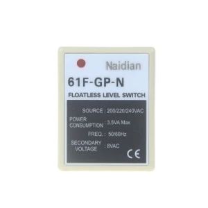 61f-Gp-N Floatless Level Relay Warranty 1 Yr Trademark Naidian Frequency 50/60Hz Model NO. 61F-GP-N Certifications CCC Rated Voltage - Naidian Group Co., Ltd. - China
