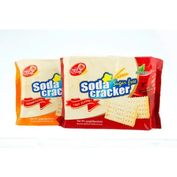 450g Snack Food Cookies Sugar Free Salty Biscuit Soda Cracker - Beijing Meidan Food Co., Ltd. - China