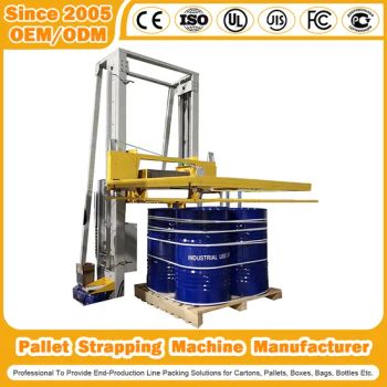 Top Push Press Pallet Strapping Machine Roller Conveyor Robot Palletizer Machine Fully Automatic Top Seal Side Seal Horizontal Pal - Elite Machinery Group Co., Ltd - China