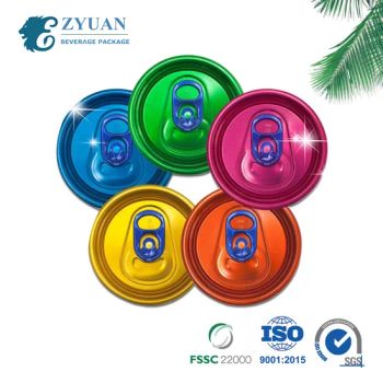 Factory Outlet Sot B64 Cdl 202 200 Aluminum Beverage Can Lids Soft Drink Can Cover - Yantai Zhuyuan Environmental Tech Co., Ltd. - China