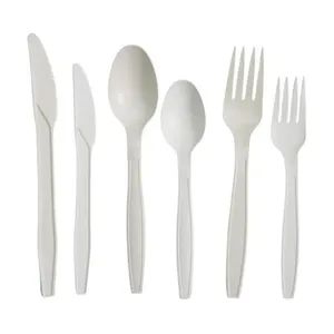 Disposable Food Grade Biodegradable 6inch 7inch Cornstarch Cutlery Sets - Anhui Taicheng Paper & Plastic Technology Co., Ltd. - China