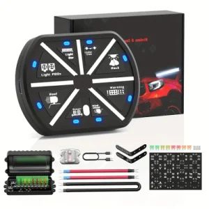 8 Gang Switch Panel Automotive Remote Wireless Touch Control Panel on-off Green LED Switch with Circuit Control Relay System Box for Car Truck Pickup Boat UTV S - Dongguan Maiyu Electronics Co., Ltd. - China