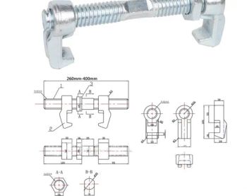 ISO Standard Container Lashing Bridges Fittings for Shipping Containers - LISEN WOOD INDUSTRIAL SHOUGUANG CO., LTD. - China