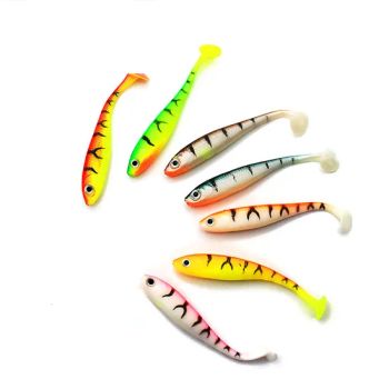 6PCS Rubber Fishing Lure Set Pike Zander Perch Predatory Fish Bait Ez30239 - Ningbo Ezfocus Co., Ltd. - China