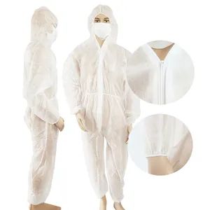 High Quality Disposable Protective Clothing Coverall PP SMS PP+PE - Hubei Feiteng Protective Products Co., Ltd. - China