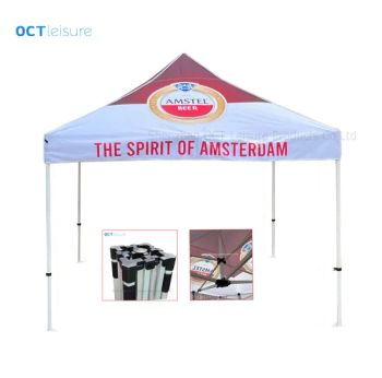 Super Strong 3X3m Custom Folding Collapsible Tent Gazebo with Hexagonal Poles (OCT-GD009) - Shenzhen OCT Leisure Products Co., Ltd. - China