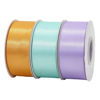 Decoration Polyester Ribbon 1 12 100 Yards Roll 1.5inch Blue Ribbon Roses Gift Satin Ribbons 4cm for Flowers - Ningbo Lemo Textile Co., Ltd. - China