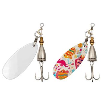 Create Unique Fishing Baits: Sublimation Blank Metal Fishing Lures with Fishhooks - Suntek Print Company Limited - China