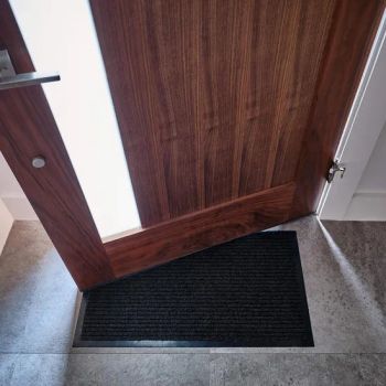 Double Ribbed Striped Mats Entrance PVC Floor Mat Polyester Door Mat - Shandong Beidi Import and Export Trading Co., Ltd. - China